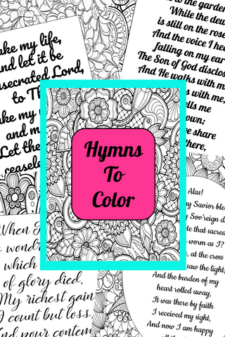 Hymns Coloring Pages {20 Different Hymns}