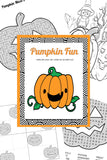 Pumpkin Fun Activity Pages: Pumpkin Word Search, Pumpkin Mazes, Pumpkin Sudoku & Pumpkin Coloring Pages