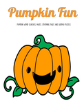 Pumpkin Fun Activity Pages: Pumpkin Word Search, Pumpkin Mazes, Pumpkin Sudoku & Pumpkin Coloring Pages