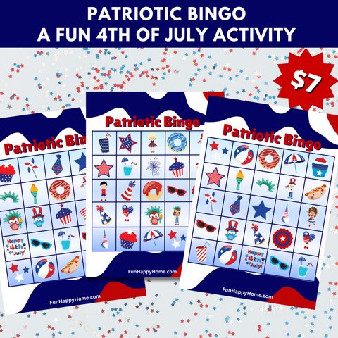 Printable 4th of July Bingo Pack