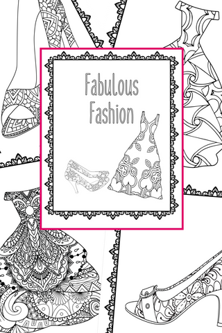 Fabulous Fashion Coloring Pages